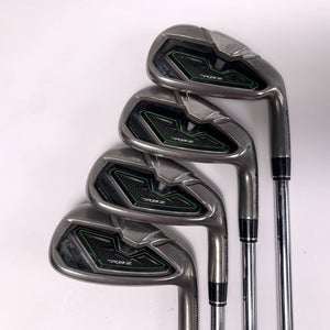 TaylorMade RocketBallz Iron Set 7-PW REAX 90g Regular Steel Mens RH