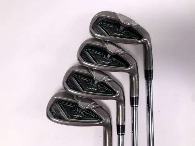 TaylorMade RocketBallz Iron Set 7-PW REAX 90g Regular Steel Mens RH