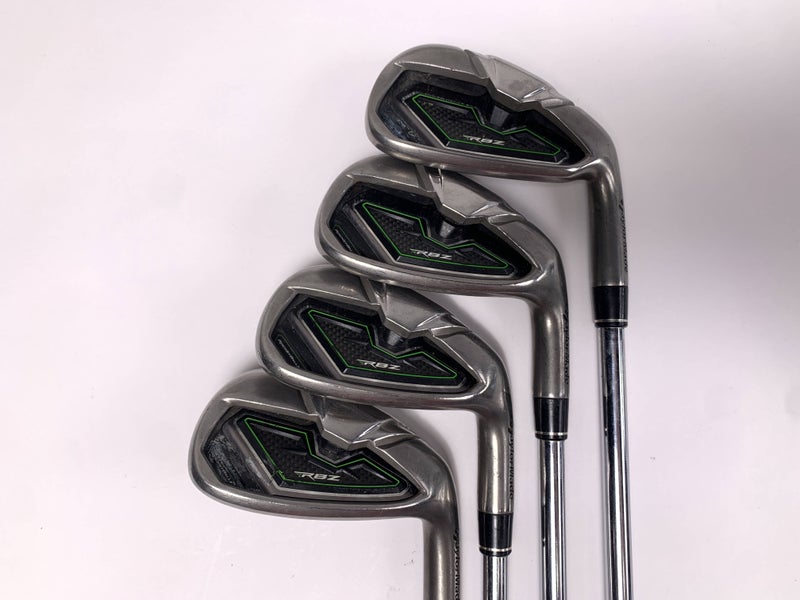 TaylorMade RocketBallz Iron Set 7-PW REAX 90g Regular Steel Mens RH