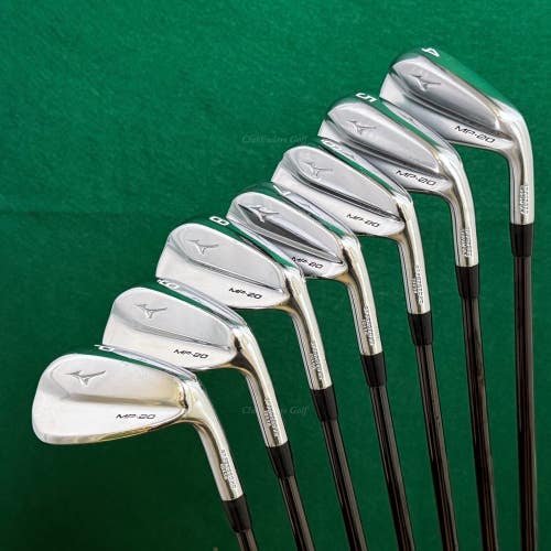 Mizuno MP-20 HMB/MP-20 MB Forged 4-PW Iron Set KBS $-Taper 130 Steel X-Stiff