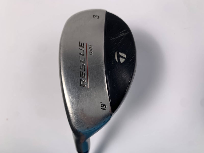 TaylorMade Rescue Mid 3 Hybrid 19* Light Metal Stiff Steel Mens LH