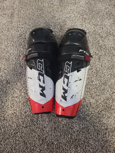 Junior CCM Jetspeed FT475 11" Shin Pads (Used)