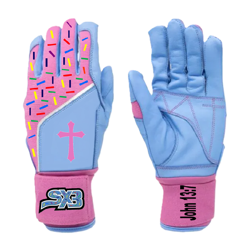 SX3 Pro Style Texas Edition Batting Gloves