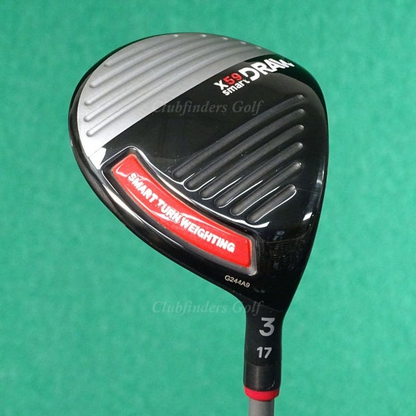 X59 Golf Smart Draw Fairway 17 3 Wood Factory 65G Graphite Senior Plus