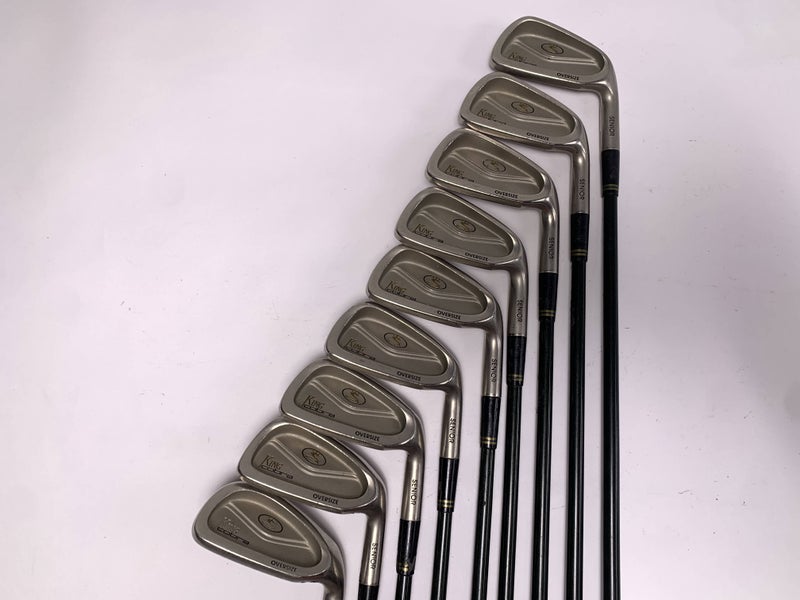 Cobra King Cobra Oversize Iron Set 3-PW+SW King Senior Graphite Mens RH