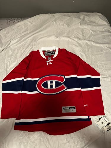 Montreal Canadiens Home Jersey - Reebok - Adult Small - WITH TAGS