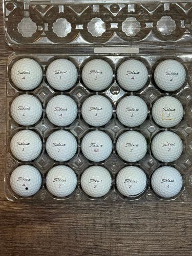 20 Titleist Pro V1x Golf Balls - 5A MINT CONDITION