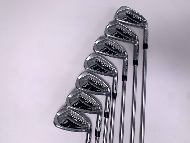 Ping i20 Iron Set 4-PW Black Dot KBS Tour C-Taper Lite 115g Extra Stiff RH
