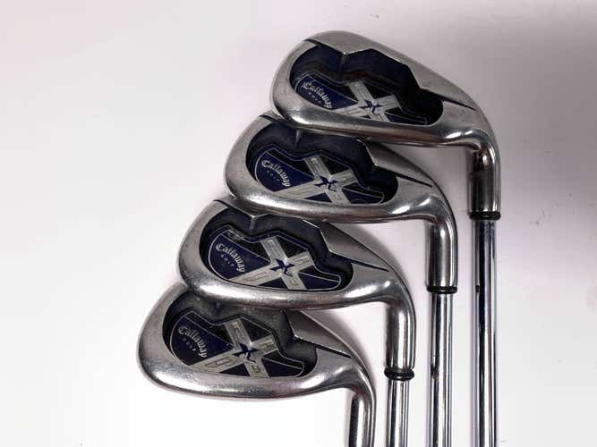 Callaway X-18 Iron Set 7-PW Uniflex Steel Mens RH
