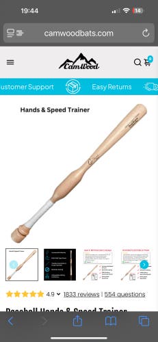 Camwood Training Bat 32”
