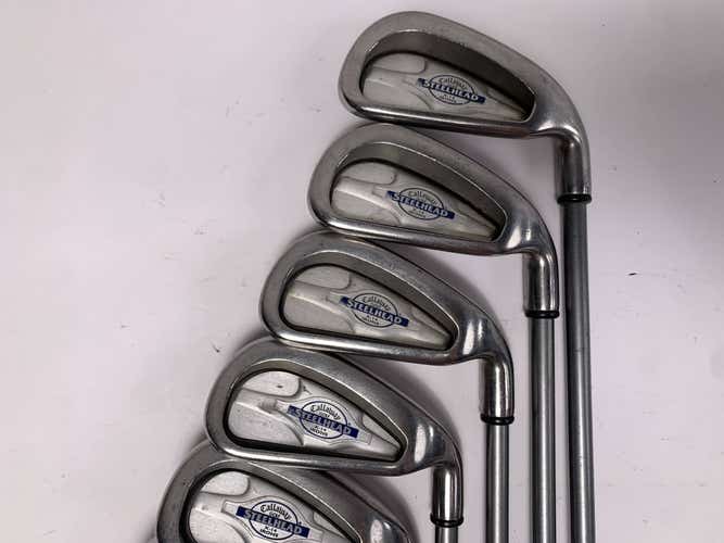 Callaway X-14 Iron Set 4-PW+SW Steelhead X-14 Light Graphite Mens RH