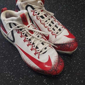 Used Nike TROUT 3 BB/SB Cleats Red Senior 14 11849-S000030728