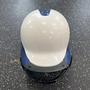 Used Worth WLBH-2 Batting Helmet w/Mask Navy And White LG 11849-S000030697
