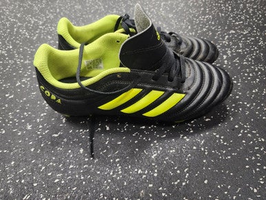 Used Adidas Soccer Cleats Black And Green Senior 7.5 11849-S000030677