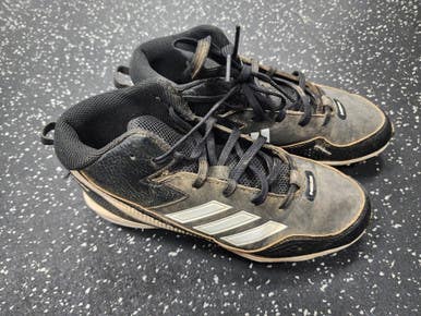 Used Adidas ICON BB/SB Cleats Black And White Junior 05.5 11849-S000030673