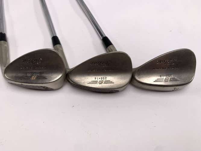 Titleist Vokey Black Nickel Wedge Set 52* 56* 60* True Temper DG Wedge Mens RH