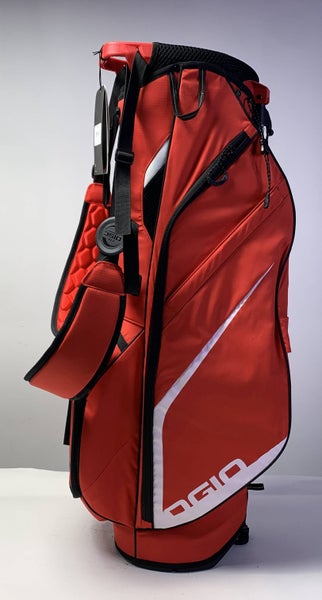 Ogio Fuse Stand Bag Red 4-Way Divide Dual Strap Golf Bag