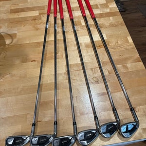 Men's 2023 Callaway Rogue ST Max Left Hand Iron Set Stiff Flex  Steel Shaft (Used)