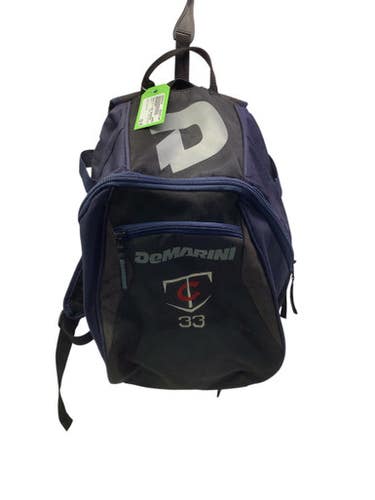 Used Demarini 2 BAT BACKPACK BB/SB Player Backpack Navy Blue 11347-S000253442