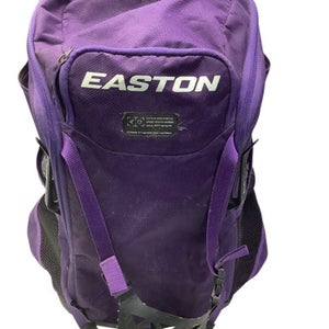 Used Easton 2  BAT BAG PURPLE BB/SB Player Backpack Purple 11347-S000253418