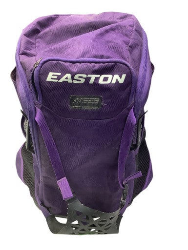 Used Easton 2  BAT BAG PURPLE BB/SB Player Backpack Purple 11347-S000253418
