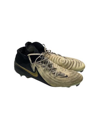 Used Nike PHANTOM LUNA Soccer Cleats Black And White Senior 10.5 11347-S000253400