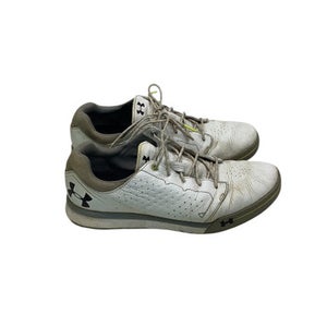 Used Under Armour Mens Golf Shoes White Senior 10.5 11347-S000245815