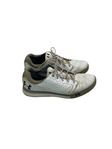 Used Under Armour Mens Golf Shoes White Senior 10.5 11347-S000245815