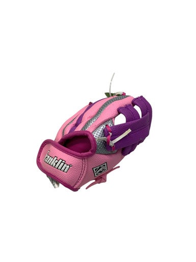 Used Franklin READY TO PLAY BB/SB Glove RH Throw Pink 8" 11347-S000253092