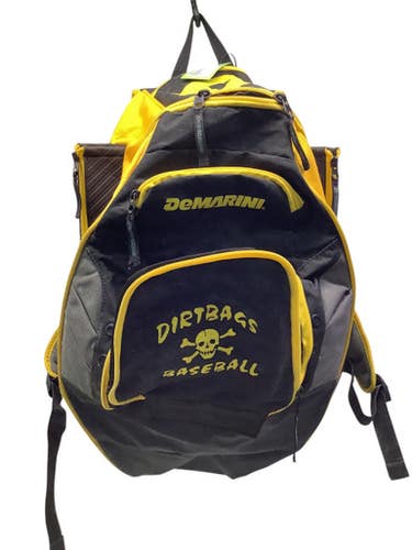 Used Demarini 2 BAT BACKPACK BB/SB Player Backpack Yellow 11347-S000253142