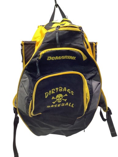 Used Demarini 2 BAT BACKPACK BB/SB Player Backpack Yellow 11347-S000253142