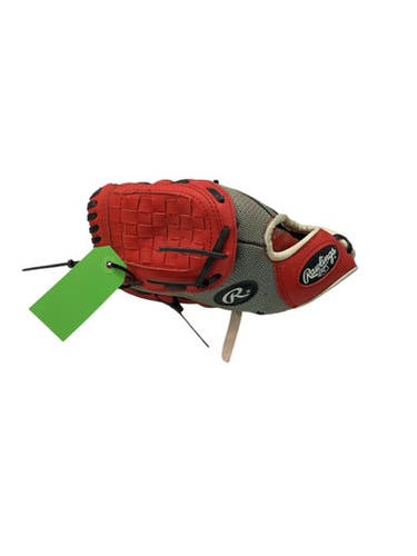 Used Rawlings PL10SS BB/SB Glove LH Throw Red 10" 11347-S000253149
