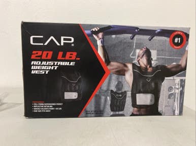 New 20 LB ADJUSTABLE VEST 11347-CAPHHWV-020C