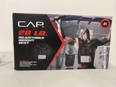 New 20 LB ADJUSTABLE VEST 11347-CAPHHWV-020C