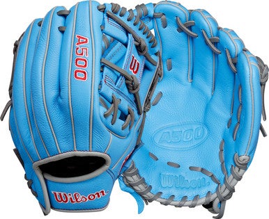New Wilson A500 BB/SB Glove RH Throw None 11" 11347-WILWBW10253811