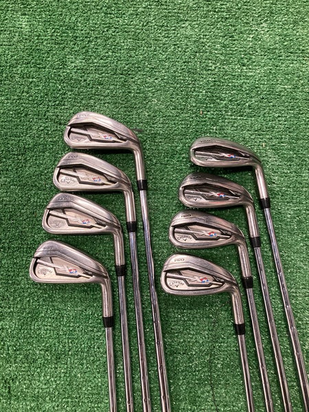 Callaway XR Pro Iron Set Right Handed Stiff Flex Steel Shaft (Used)