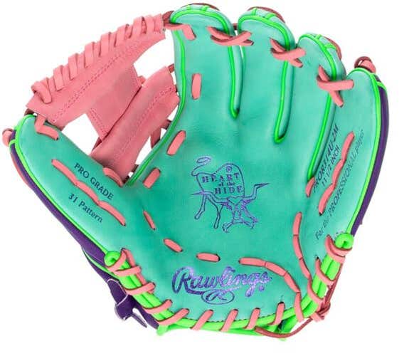New Rawlings Heart of the Hide 11.5" Baseball Glove: PROR314U-2M Free Shipping