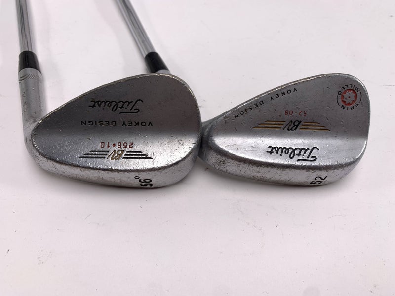 Titleist Vokey Spin Milled Chrome 2009 Wedge Set 52* 8 56* Wedge Mens RH