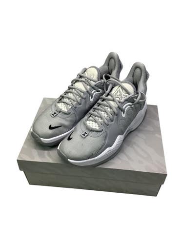 Used Nike PG 5 TB PROMO Basketball Shoes M White Senior 9.5 11347-S000252876