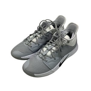 Used Nike PG3 TB PROMO Basketball Shoes M Grey Senior 10.5 11347-S000252891