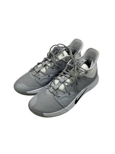 Used Nike PG3 TB PROMO Basketball Shoes M Grey Senior 10.5 11347-S000252891
