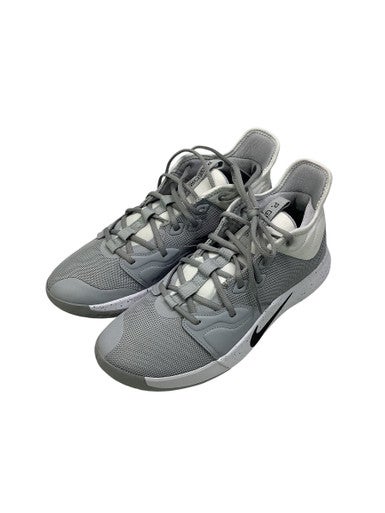 Used Nike PG3 TB PROMO Basketball Shoes M Grey Senior 10.5 11347-S000252891