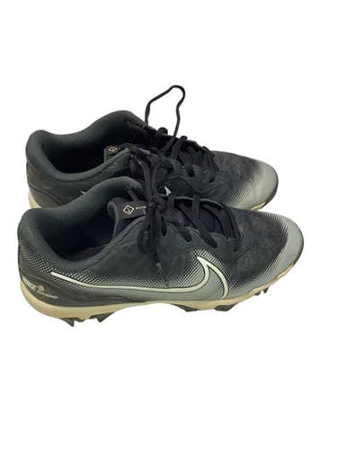 Used Nike DIAMOND BB/SB Cleats Black Junior 04 11347-S000253168
