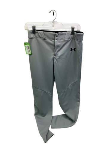 Used Under Armour TAPERED FIT YOUTH LARGE BB/SB Pant Boys Grey LG 11347-S000253227