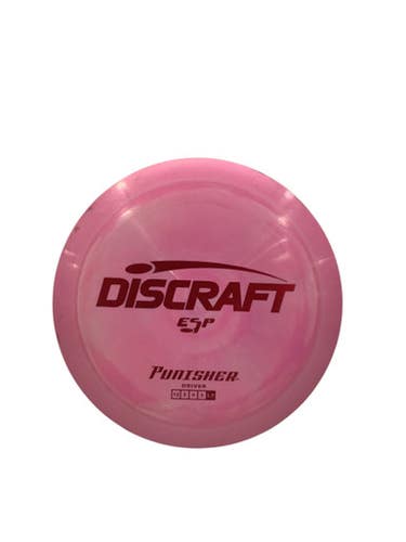 Used Discraft ESP PUNISHER Disc Golf Driver Pink 11347-S000245018