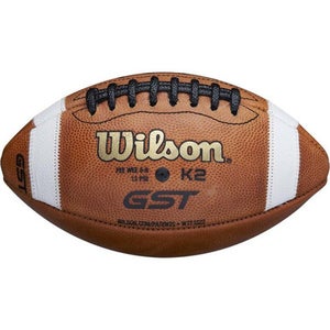 New GST K2 PW LEATHER FOOTBALL 11347-WILWTF1322IB