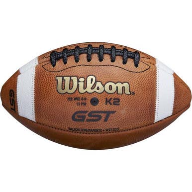 New GST K2 PW LEATHER FOOTBALL 11347-WILWTF1322IB