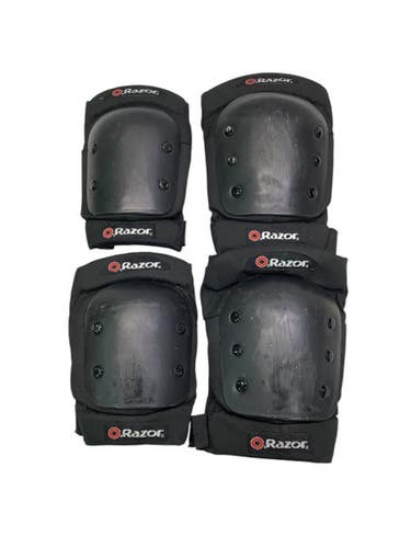Used Razor Skateboard Kneepads Black Senior 11347-S000246111