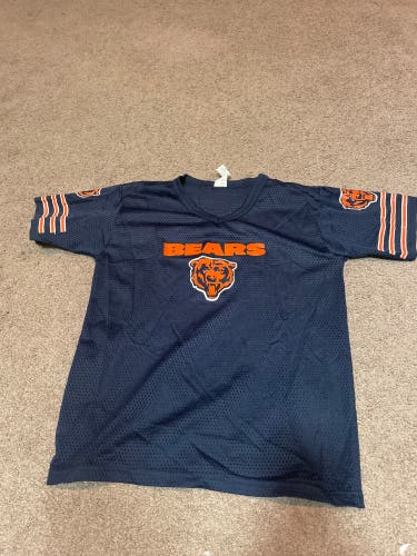 Chicago Bears Youth Jersey – Boys Medium – Navy Mesh NFL Football Shirt