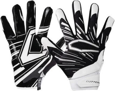 New CUTTERS BLK FB GLVS YTH LG 11347-97UCG10780-YBL